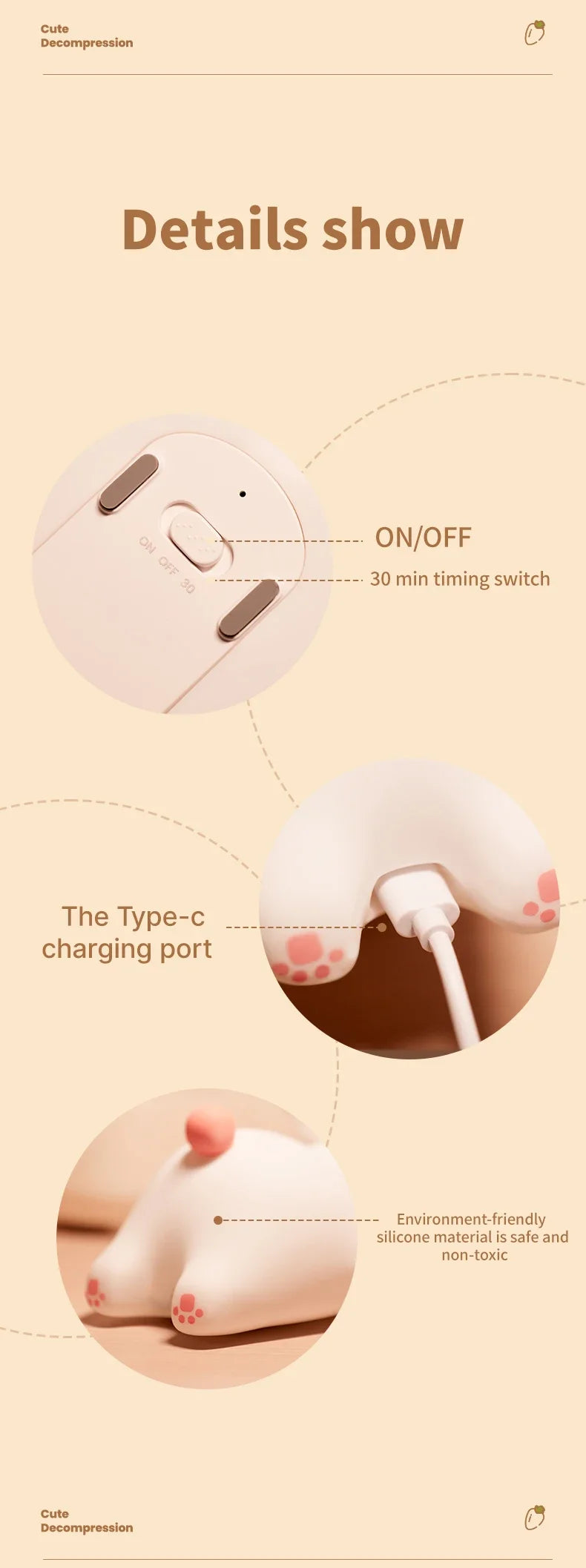 Cute LED Animal Night Light